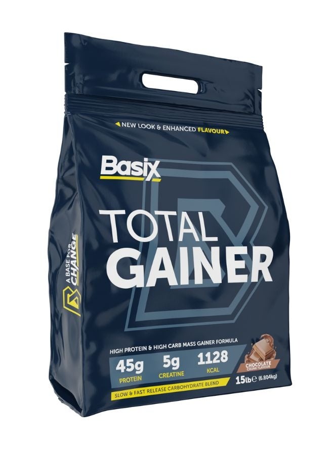 Basix Total Gainer 15 lbs  Chocolate Chunk Flavour