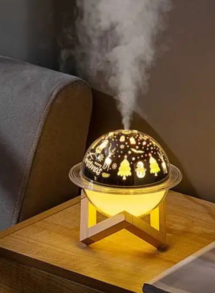 DIGI CORE projector lamp Humidifier Ocean projector Night light Bedroom Air Essential Oil Humidifier Mini Air Humidifier Air Moistener At night Earth Quality - Image 1