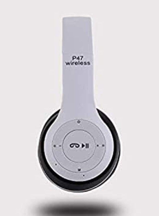 ي47 سماعات رأس لاسلكية P47 - سماعة رأس بلوتوث P47 قابلة للطي مع ميكروفون - Image 3