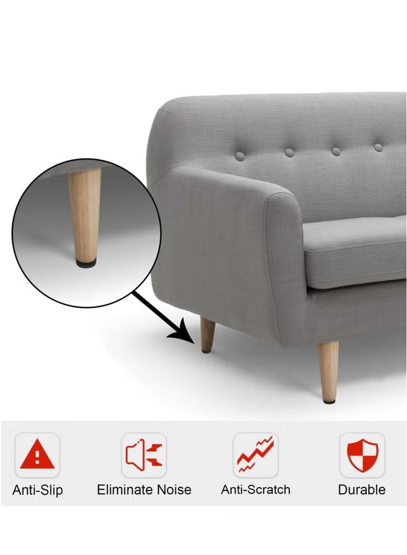 48 Pcs Furniture Feet Pads, Non-Slip Rubber Furniture Pads, Wood Floor Protector Pads, Self  - Image 2