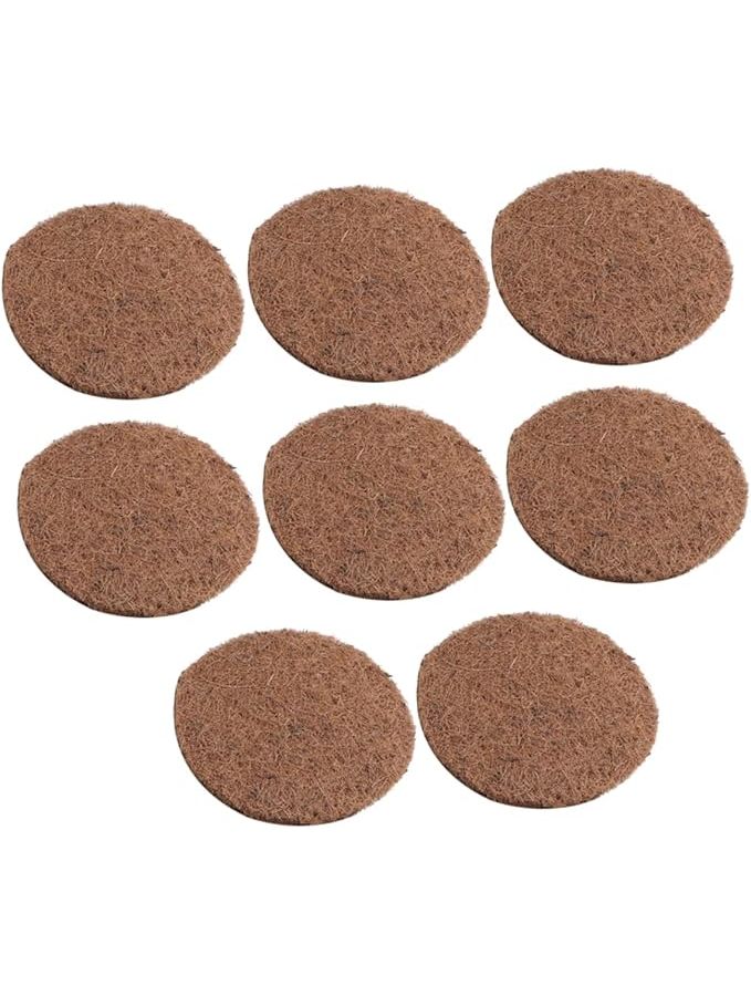 Natural Pigeon Egg Mats Bird Cage Liners Pet Pad Dark Brown 8 Pack - Image 1