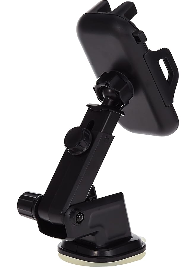 SHOWAY Car Phone Holder 3In1 For Dashboard/Vent/Windshield With 360° Rotation, Arms Height Adjustable Stable Fits With Iphone 13 12 11 Pro Max Xs 7 8, Samsung Galaxy S21 S20 Ultra, Hauwei, Black - Image 3