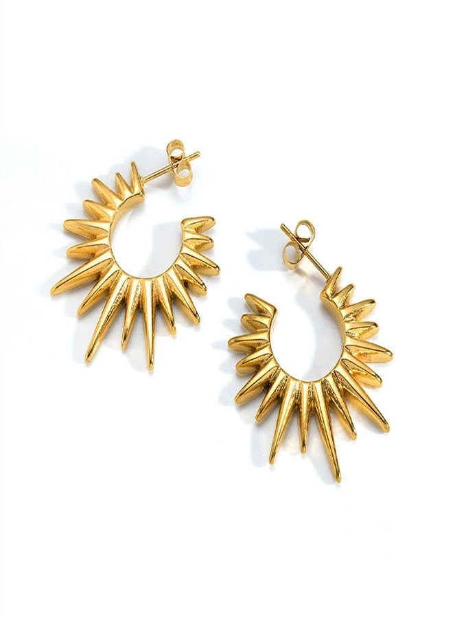 AMAAL Earrings set for women stylish earinging western Stylish Chunky Golden Dainty Small Huggie Hoop Earrings | Aesthetic Hoops Bali Studs | Korean Fashion Jewellery for Women Girls 185 - Image 1
