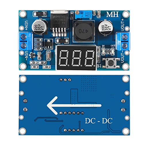 DORHEA 5Pcs LM2596S DC-DC LM2596 with LED Display Voltmeter Buck Converter Step-Down Regulator 4.0-40V to 1.25-37V DC 36V to 24V to 12V to 5V Power Supply Module Compatible with Car Motor Buck - Image 2