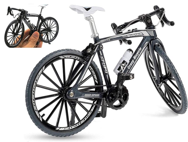 Magicwand Die-Cast Zinc Alloy 1:10 Scale 【Miniature】 Racing Bicycle Fully Working Model【Pack of 1】【Colors as Per Stock】 - Image 1