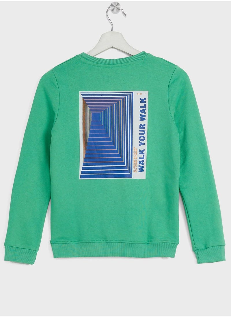 Pinata - Boys Front And Back Printed Sweatshirt And Jogger Set - Image 1