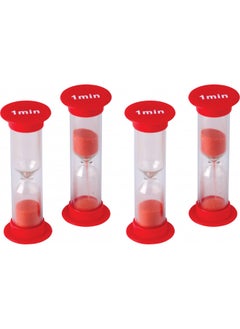 1 Minute Sand Timers - Mini (Pack of 4) - pzsku/Z0B6D42B86BB51C6FB160Z/45/_/1728459064/2a81acf7-11a2-4c73-ab45-30c9f417c21d