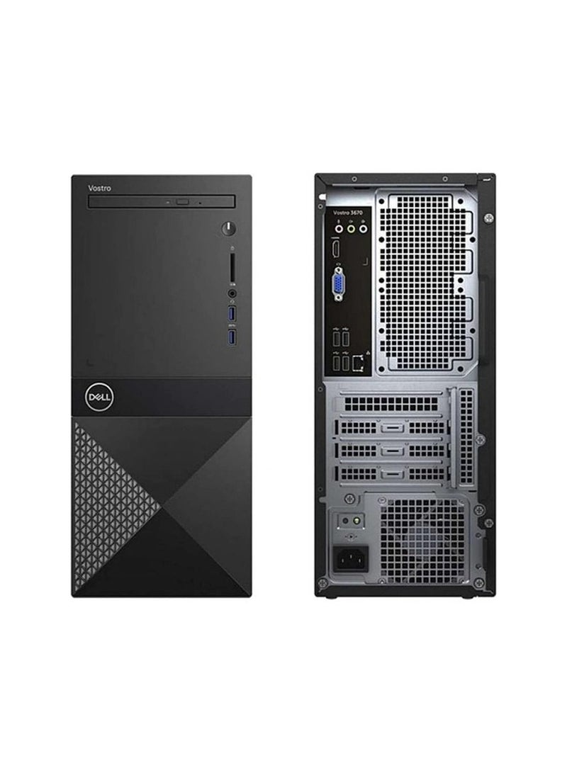 ديل جهاز كمبيوتر مكتبي Vostro 3910 مزود بشاشة FHD مقاس 24 بوصة، ومعالج Core i5-12400، وذاكرة وصول عشوائي DDR4 سعة 16 جيجابايت، ووحدة تخزين SSD سعة 1 تيرابايت، وبطاقة رسومات Intel UHD، ونظام التشغيل Windows 11 Pro | - Image 5