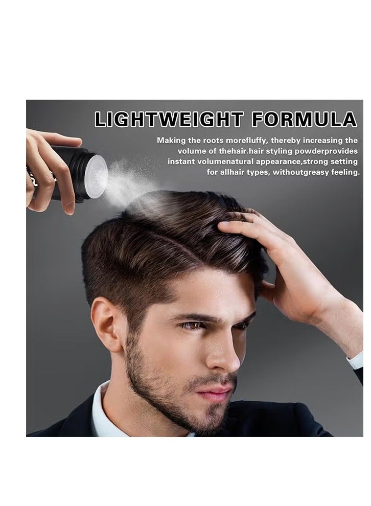 L3 بودرة تصفيف L3 المستوى 3، بودرة للرجال بمظهر طبيعي، سهلة التطبيق بدون زيت أو بقايا دهنية، بودرة لتقنية الشعر غير اللامعة تثبت طوال اليوم - Image 4