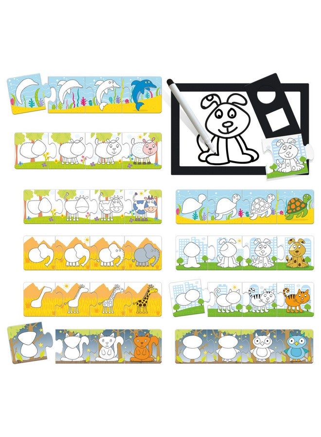 Headu Step By Step Drawing School, Educational Toys For Boys And Girls Ages 3-6 Years Old, Preschool Learning Toys, Teacher Homeschool Supplies, Birthday - Image 2