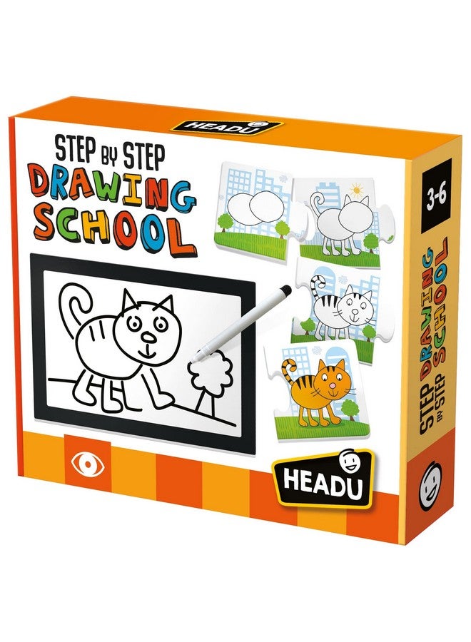 Headu Step By Step Drawing School, Educational Toys For Boys And Girls Ages 3-6 Years Old, Preschool Learning Toys, Teacher Homeschool Supplies, Birthday - Image 1