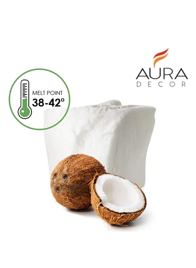 AURA DECOR AuraDecor Fully Refined Wax for All Types of Candles Customize Your Candle Candle Making Raw Material (Coconut Wax, 1 kg) - Image 3