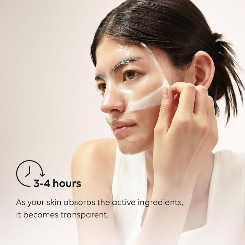 OVIOL Collagen Face Mask Pack of 4 Overnight Pack of 4 Deep Collagen Night Mask Korean Glass Skin Hydrogel Mask for Deep Hydration AntiAging Pore Minimizing Hyaluronic Acid Niacinamide Vitamin E 34g4 pack - Image 4