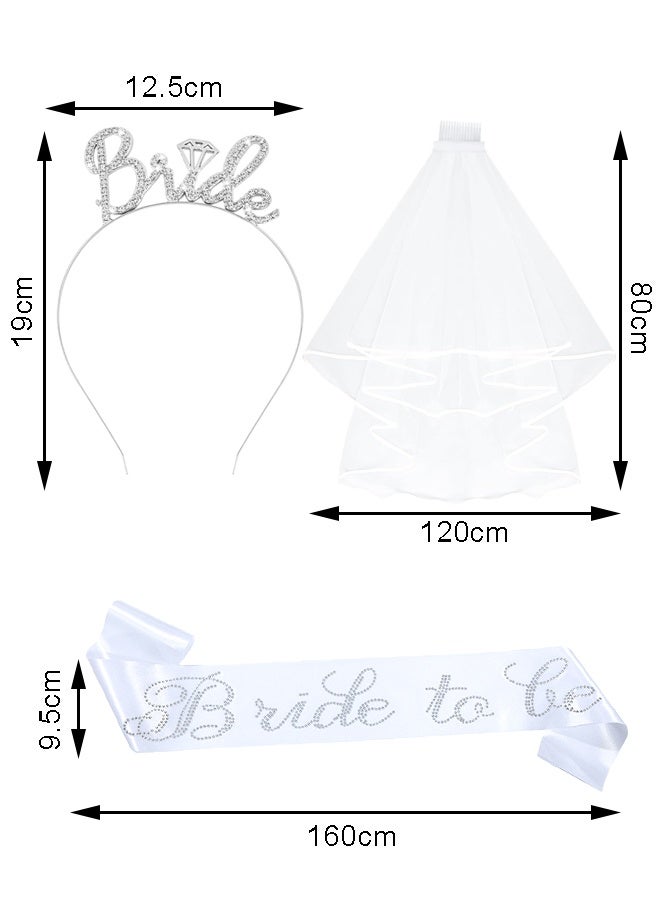 Wedding Bridal Veil with Comb, 2 Tier Tulle Bride Veil, Wedding Party Supplies - Image 2