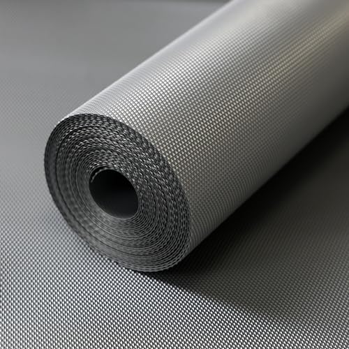 ElastPro (50 cm X 5 m) Silver Eva Food Grade Washable Anti Slip Mat/Sheet for Fridge, Shelf Liner, Table, Kitchen Drawer mat (Diamond Texture, Metallic Grey) - Image 1