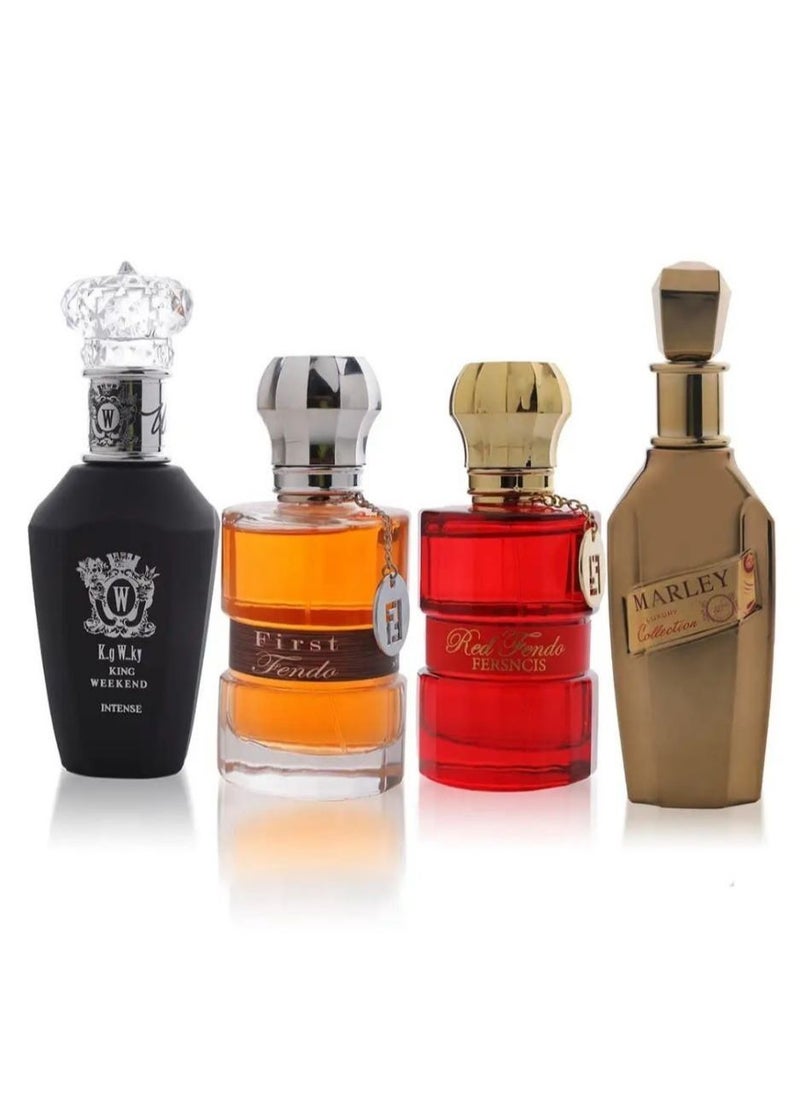 A set of four perfumes from Infinito