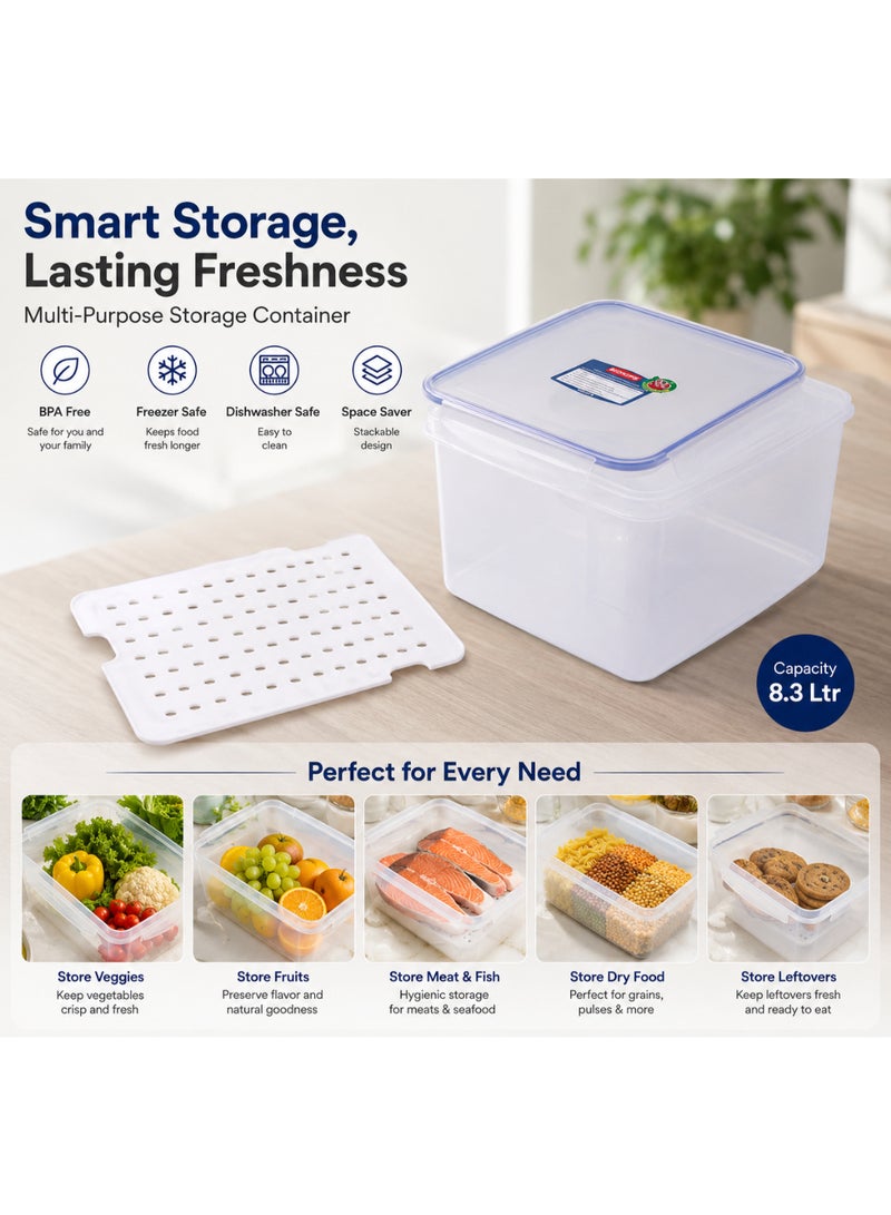 Komax Rect Food Saver W/Plate 5.2Ltr RP61 - Image 2