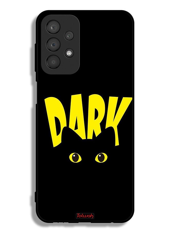 Tolwak Samsung Galaxy A23 4G Protective Case Cover Dark Cat - Image 1