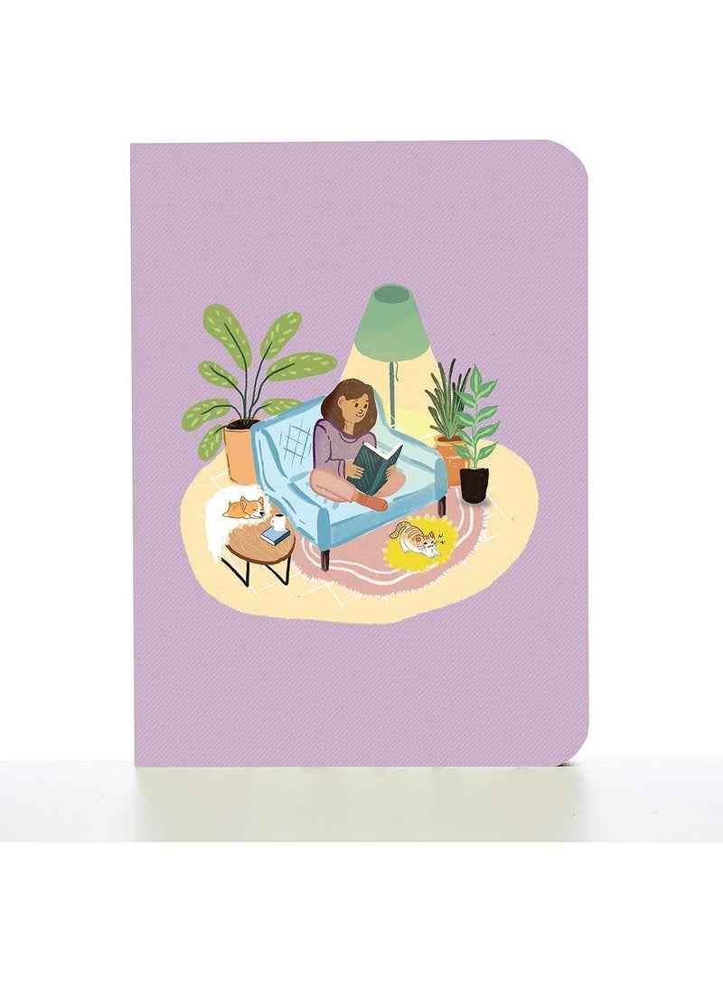 FACTOR NOTES A6 Size Small Journal Ruled Notebook 90gsm Thickness 144 Pages  - Image 1