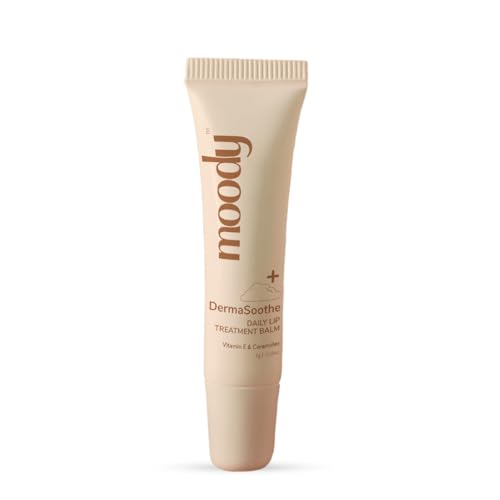 Moody Daily Lip Treatment Balm With Shea Butter & Vitamin E | Hydrating & Nourishing Ceramide Lip Balm For Chapped, Dark & Pigmented Lips | Intense Care | Suitable For All Skin Type, 8gm - Image 1