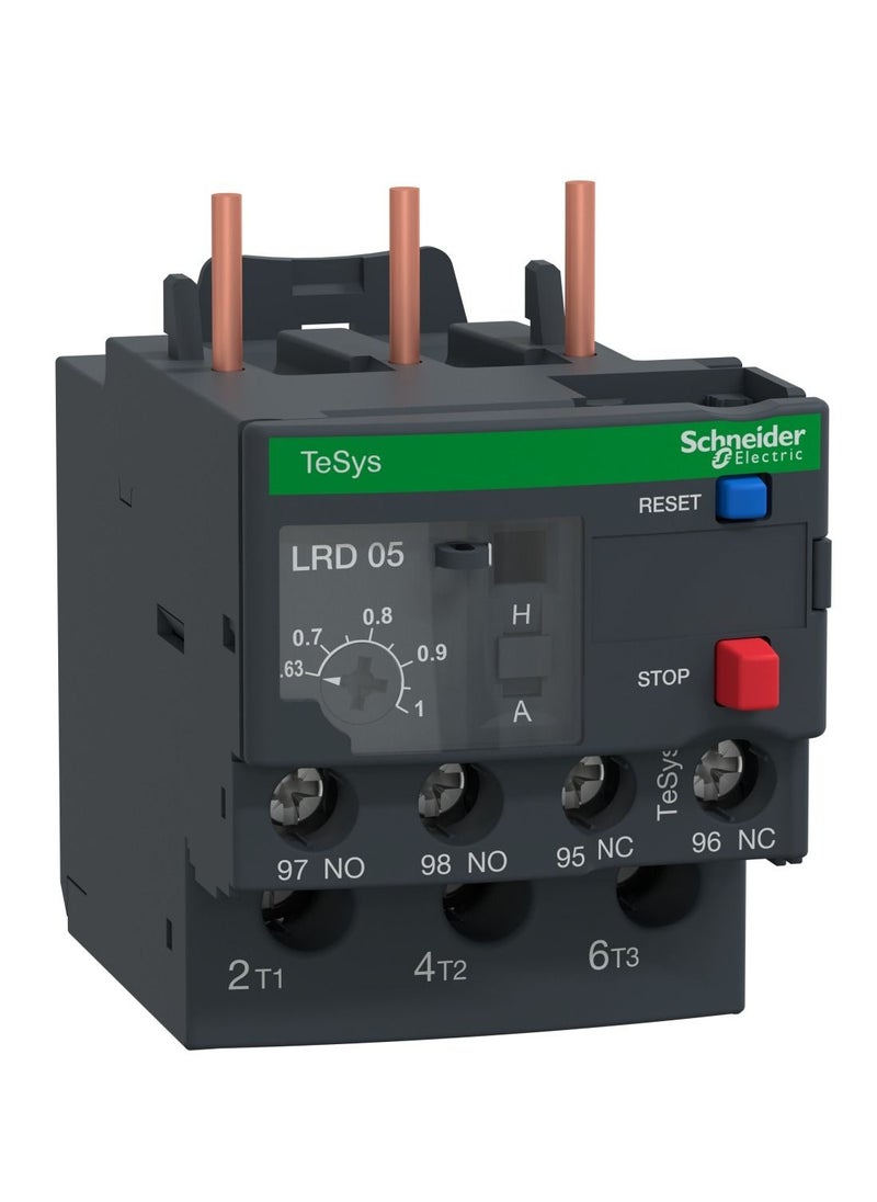 Schneider Electric - Schneider Breaker TeSys_ TeSys LRD thermal overload relays - 0.63...1 A - class 10A_ [LRD05] - Image 1