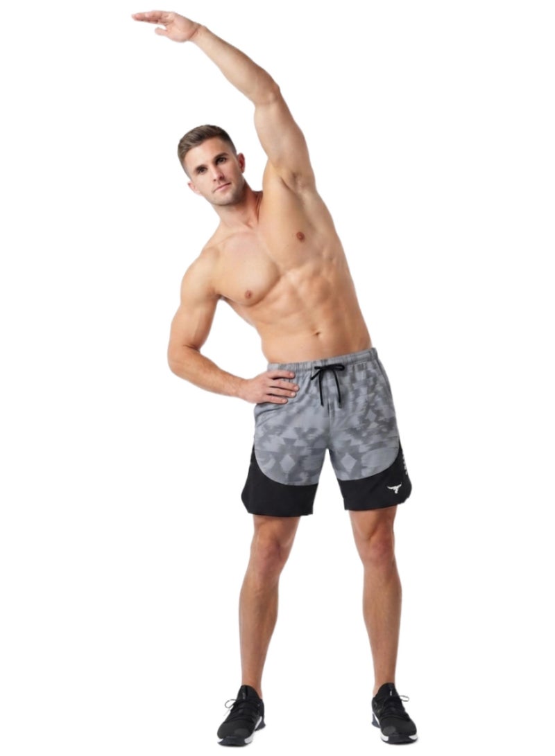 THUGFIT Fitflex Men's Shorts (9" Inseam) - Gray - Image 4
