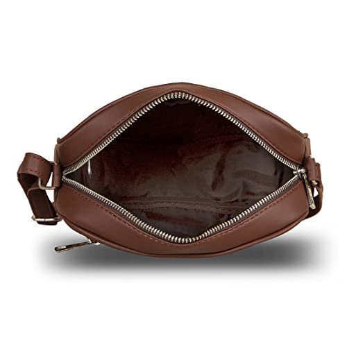 ZOUK Sling Bag | Crossbody Bags for Women | Women's Handbags | Stylish | Vegan Leather Evening Bag | Travel & Office Use | Purse and Wallet | Kolkata Nouveau Print - Image 5