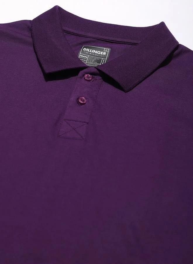 Dillinger Men Regular Fit Short Sleeve Solid Polo