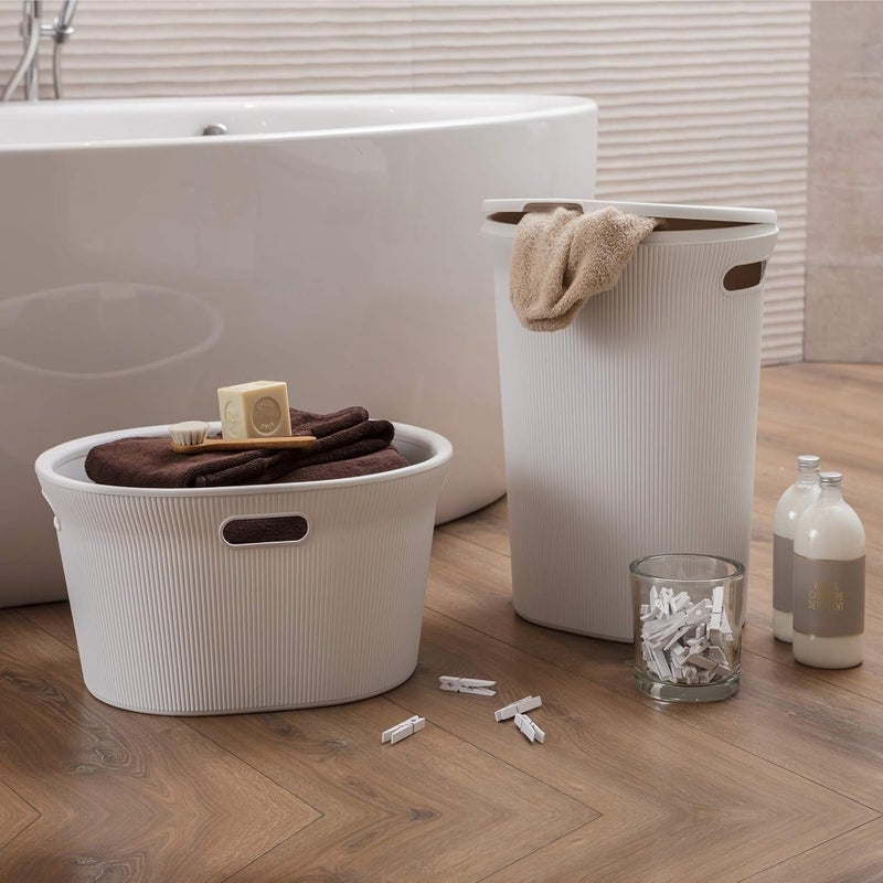 Tatay Baobab 40L Laundry Basket with Lid - Image 4