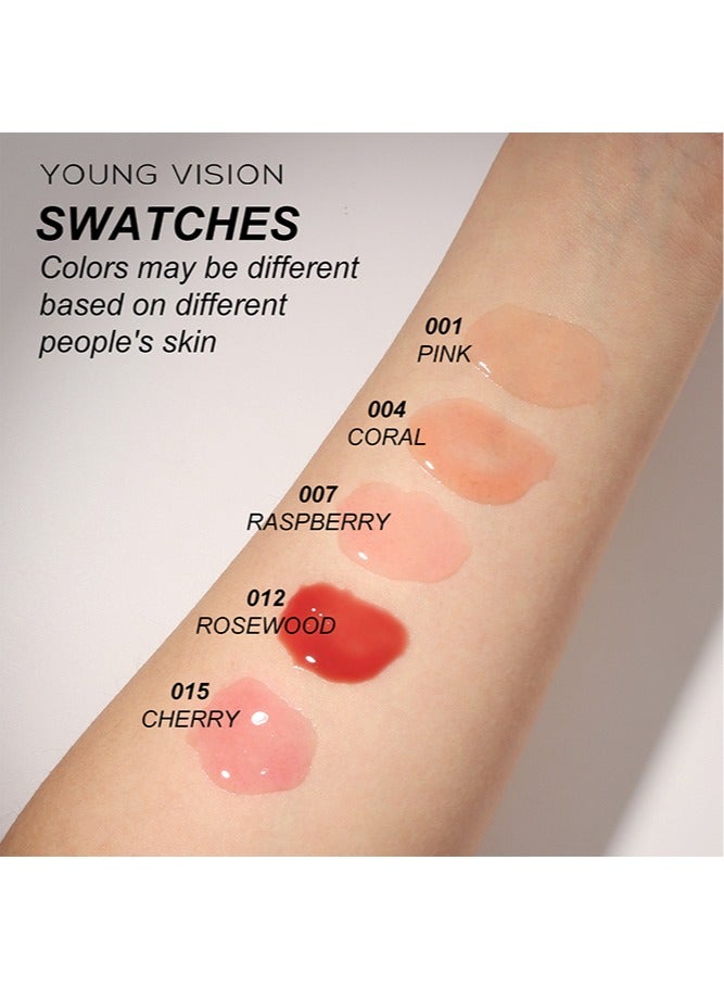 YOUNG VISION Lip Glow Oil, 2 In 1 Double Effect Lip Glow Oil, Keeps Your Lips Moisturized, Locks In Moisture And Maintains a Lasting Charm,Simple To Operate and Save Your Time #015 - Image 3