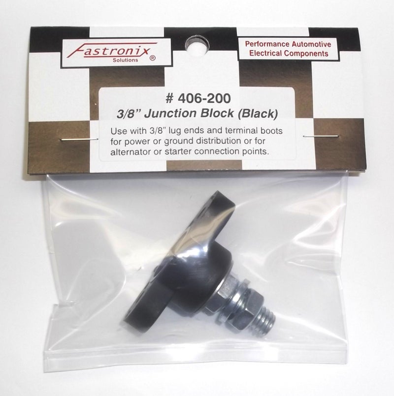 Fastronix Solutions Fastronix Black 3/8" Single Stud Junction Block - Image 3