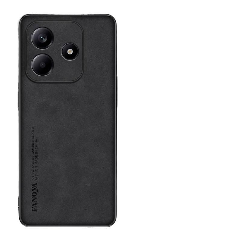 LS Leather Texture Protective Case for Redmi Note 14 with Shockproof and Drop Protection plus Shockproof plus Anti-Fingerprint plus Scratch Resistant in Navy Blue - Image 2
