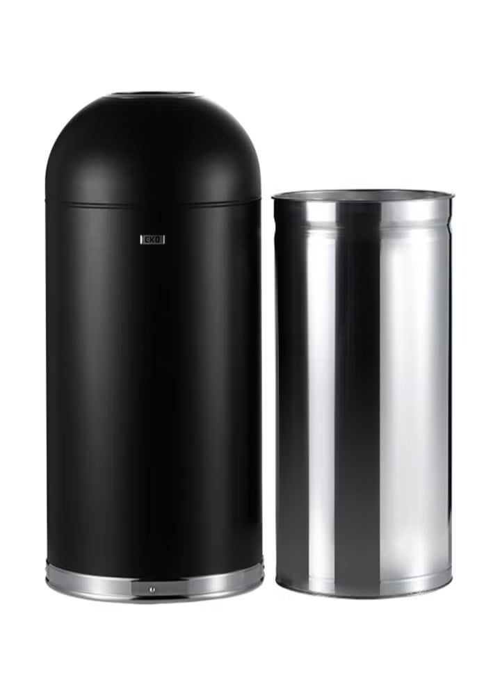 EKO Open Lid Commercial Trash Bin | Easy Access Indoor Waste Bin | Office Hotel Mall Garbage Container | 30L - Image 4
