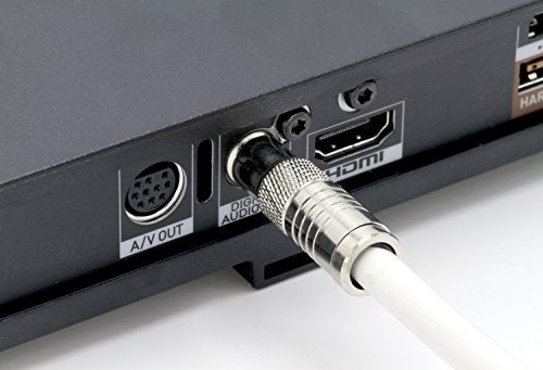 THE CIMPLE CO Digital Audio Coaxial Cable 3 FT - Indoor/Outdoor Subwoofer Cable - RG6 Coax with RCA Connectors for Subwoofers, A/V Equipment - 75-Ohm S/PDIF Coax 3 Feet (0.9 Meters), White - Image 4