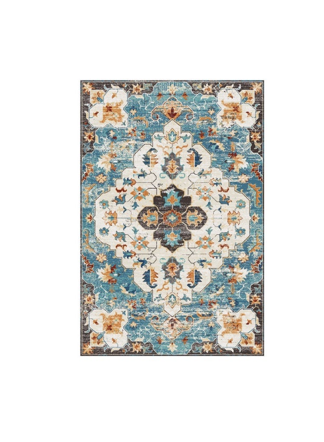 🏜️ [ البوهيمي الرجعية السجاد ] 80x120cm السجاد منتفخ | غرفة المعيشة والمكاتب زلة حصيرة | النمط المغربي ديكور المنزل - Image 1