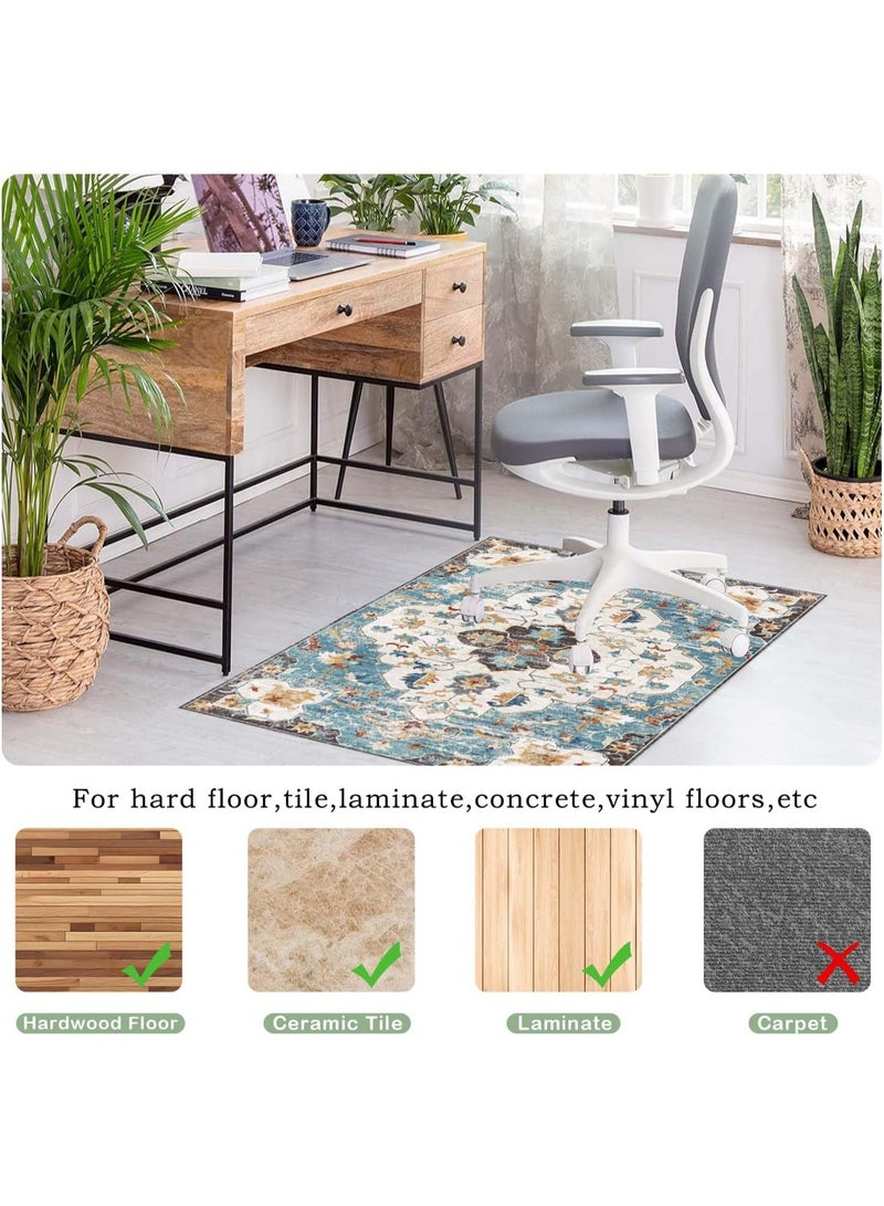 🏜️ [ البوهيمي الرجعية السجاد ] 80x120cm السجاد منتفخ | غرفة المعيشة والمكاتب زلة حصيرة | النمط المغربي ديكور المنزل - Image 5