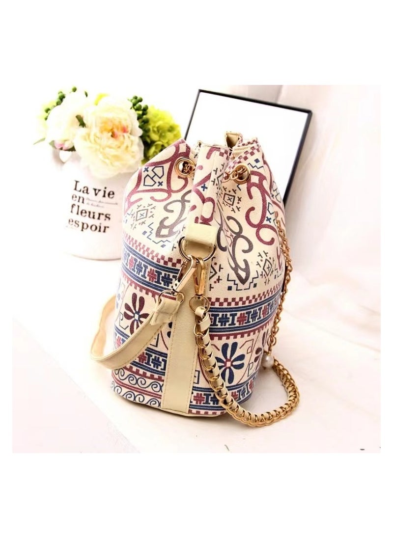 Goolsky - The Bucket Bags for Women, Mini Canvas Bucket Bag Purses Drawstring Closure Crossbody Handbags - Image 1