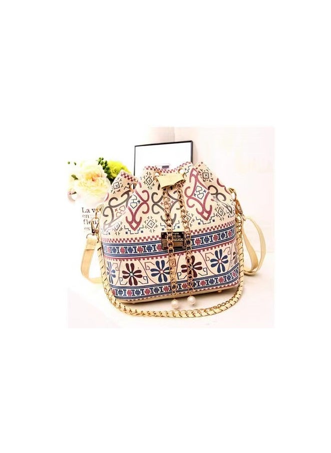 Goolsky - The Bucket Bags for Women, Mini Canvas Bucket Bag Purses Drawstring Closure Crossbody Handbags - Image 1