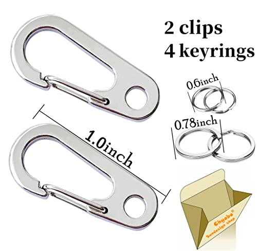 Chyobo Stainless Steel Dog Tag Quick Clips - Perfect for Dogs and Cats - Image 3