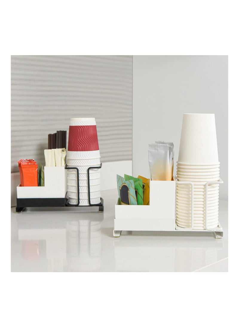 XICEN - Coffee Station Organizer, Paper Coffee Cup Organizer , Kitchenware Paper Cup Dispenser, Coffee Bar Box for Milk Tea Shop Restaurant - Image 1