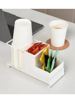 XICEN Coffee Station Organizer, Paper Coffee Cup Organizer , Kitchenware Paper Cup Dispenser, Coffee Bar Box for Milk Tea Shop Restaurant  - Image 3