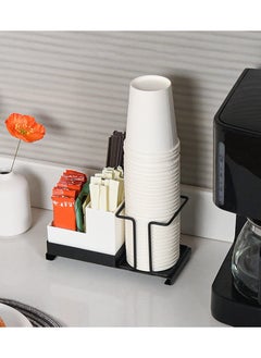 XICEN Coffee Station Organizer, Paper Coffee Cup Organizer , Kitchenware Paper Cup Dispenser, Coffee Bar Box for Milk Tea Shop Restaurant  - Image 2