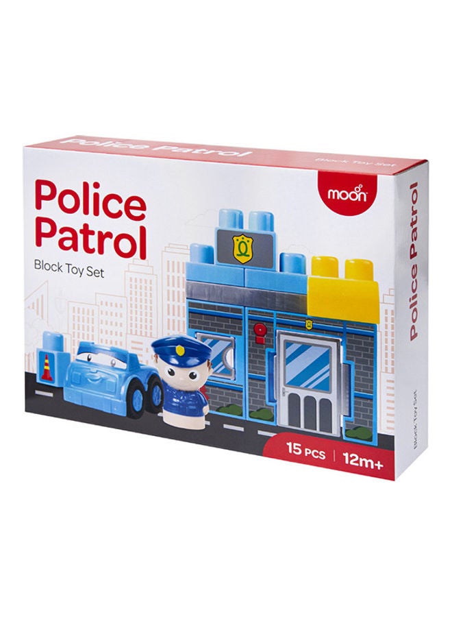 Moon Police Patrol, Set Of 15 Pcs, Creative Activity Toy Set Gift For 12M And Above Toddlers - Image 1