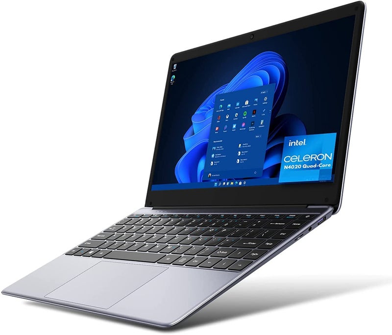 CHUWI HeroBook Pro 14.1'' Laptop, 256GB SSD 8GB RAM, Windows 11 Laptop, 1TB SSD Expand, Intel Celeron N4020(up to 2.8GHz), 2K FHD IPS Display, Ultra Slim, Mini-HDMI, 5G WiFi, USB3.0, Webcam,TF Card - Image 1