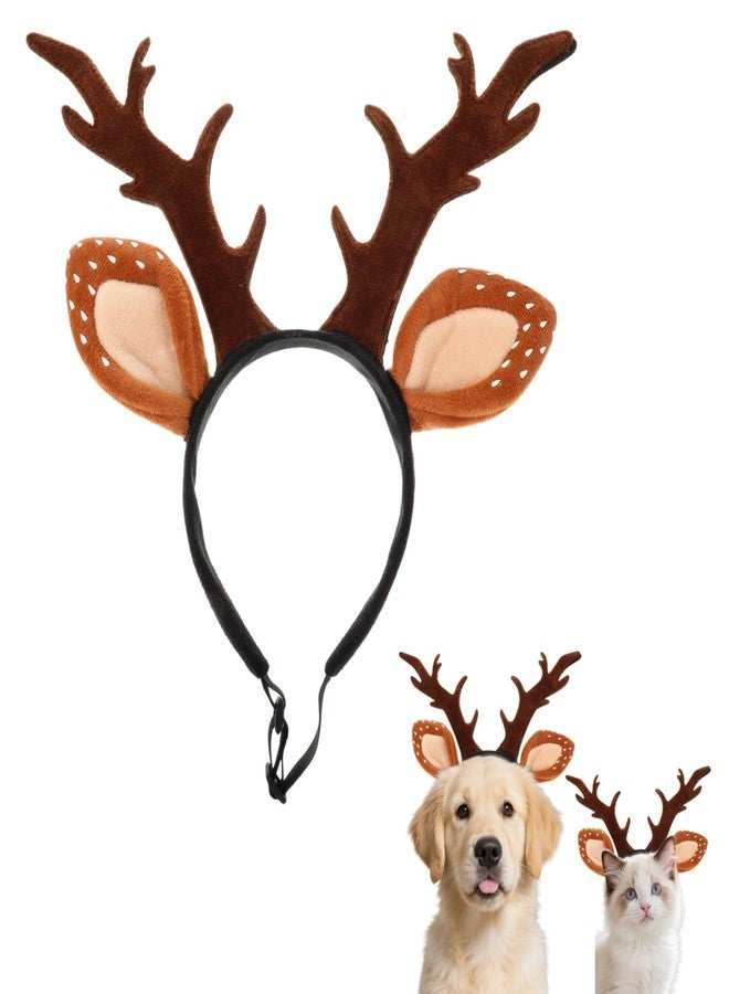Hemobllo Christmas Halloween Pet Headband for Dog Cat Pet Elastic Band Adjustable,Costume Accessory for Cats and Kittens Comfortable Non-deformable for Holiday Season and Photography - Size S - Image 1