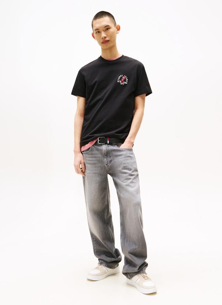 تومي جينز تيشيرت بقصة عادية وأكمام قصيرة - Image 3