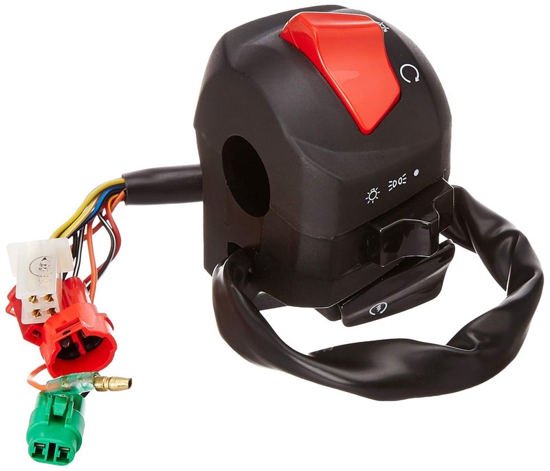 Uno Minda SW-0580-M01 HANDLE BAR SWITCH- RIGHT SIDE (SELF START) For-TVS-APACHE RTR 160 Refresh (Single Disc)/ RTR 180 Refresh (Double Disc)