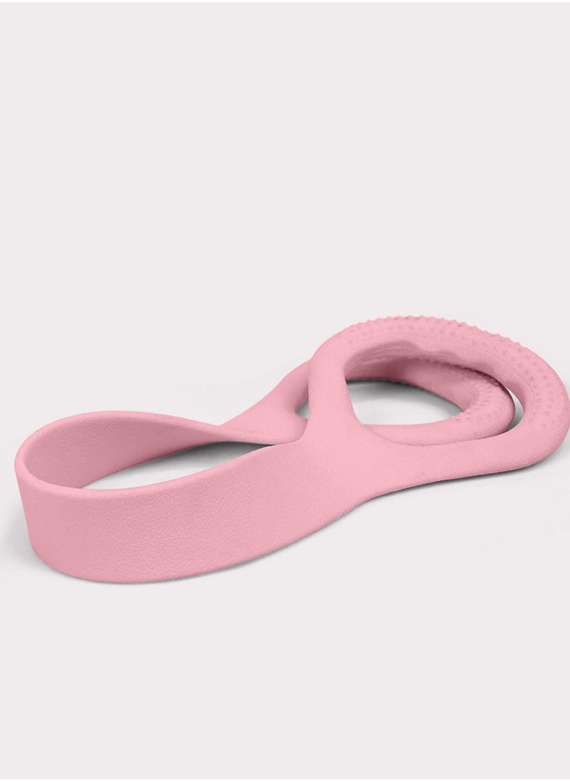 Generic Elastic Stretch Band - Pink, Non-slip Handle Massage Firming Muscle Shoulder Stretch Band, Portable, Suitable for Shoulder Exercise Yoga  - Image 3