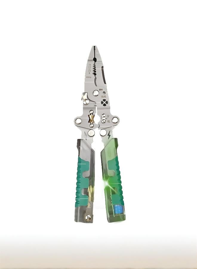 【One Plier Is Enough!】 Multifunctional Wire Stripping Plier, Folding Electrical Pen, and Screwdriver - Image 1