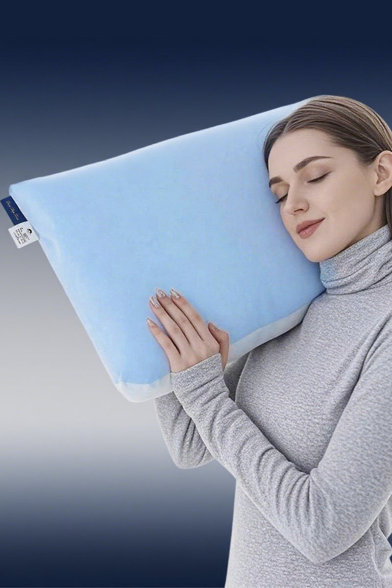Breathable Gel-Infused Memory Foam Pillow - Cool Sleep Side A + Plush Support Side B, 60x40cm - Image 5
